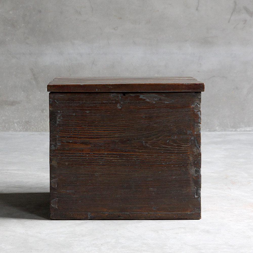 Antique Trunk-Organic Restoration-Blue Hand Home