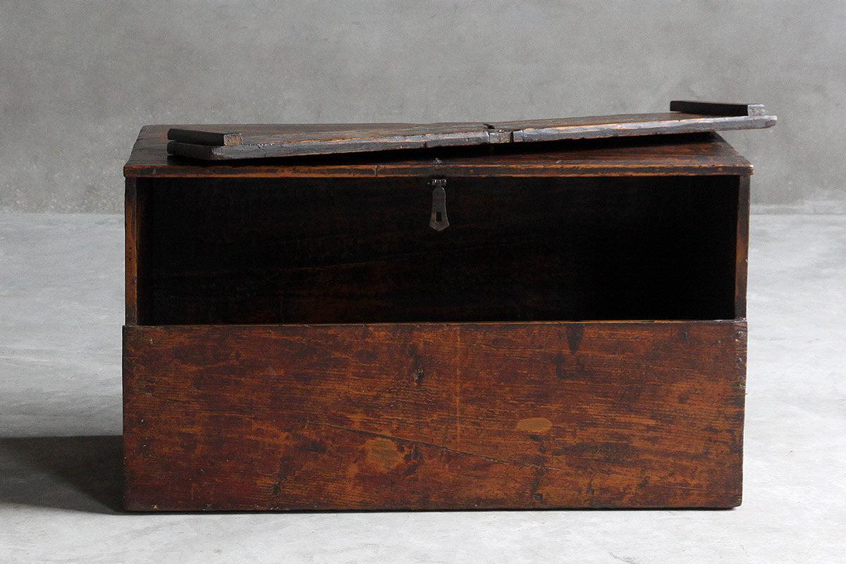 Antique Trunk-Organic Restoration-Blue Hand Home