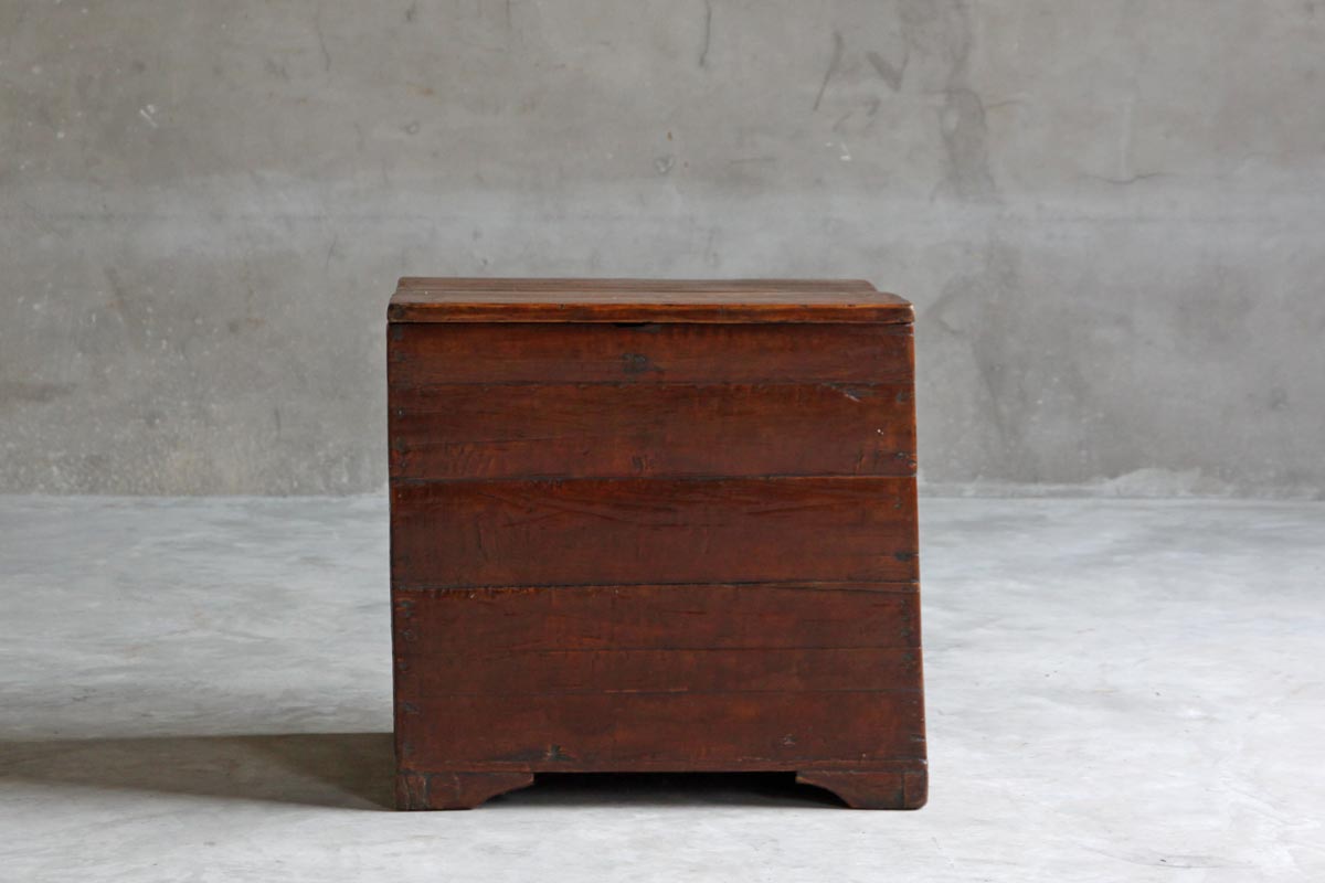 Antique Trunk-Organic Restoration-Blue Hand Home