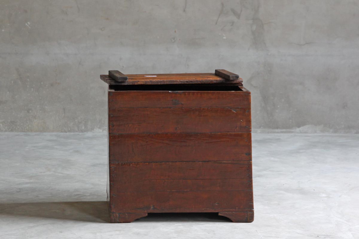 Antique Trunk-Organic Restoration-Blue Hand Home