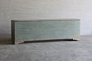 Reedition Gansu Trunk-Organic Restoration-Blue Hand Home