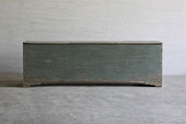 Reedition Gansu Trunk-Organic Restoration-Blue Hand Home