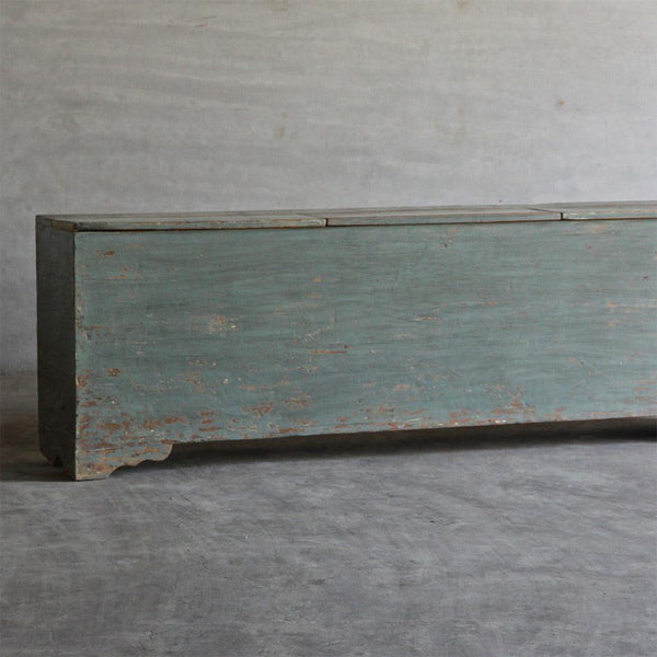 Reedition Gansu Trunk-Organic Restoration-Blue Hand Home