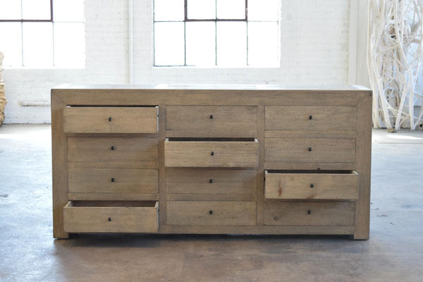 Reedition Multi Drawer Buffet-Organic Restoration-Blue Hand Home