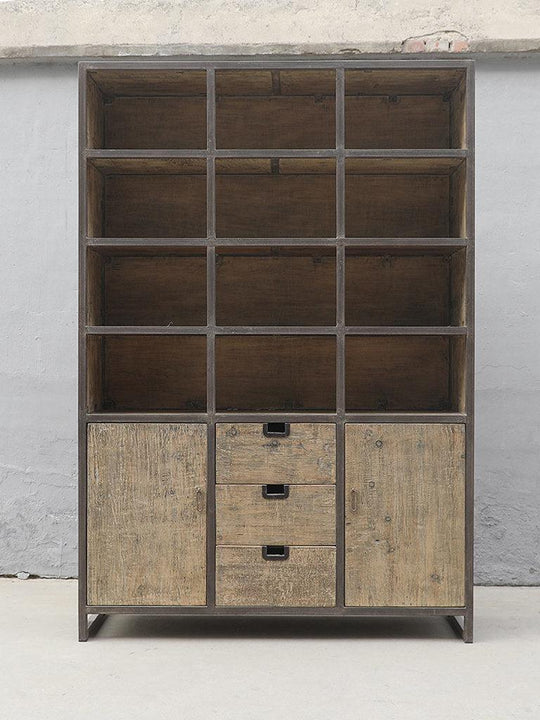 Metal And Wood Cabinet
