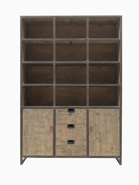 Metal And Wood Cabinet