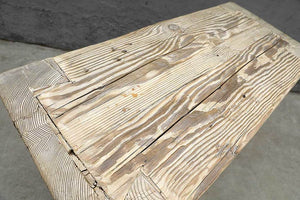 Salvaged Pine Timber Table-Organic Restoration-Blue Hand Home