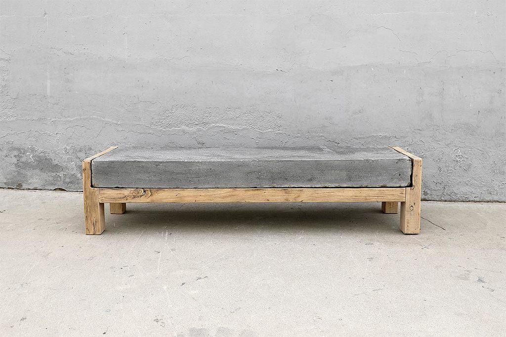 Antique Brick Tabletop On A Natural Pine Base-Organic Restoration-Blue Hand Home