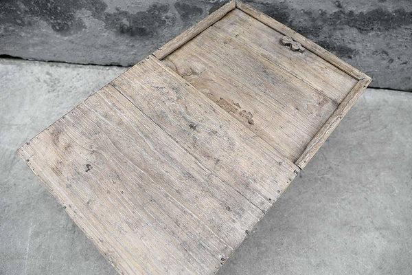 Antique Storage Trunk-Organic Restoration-Blue Hand Home