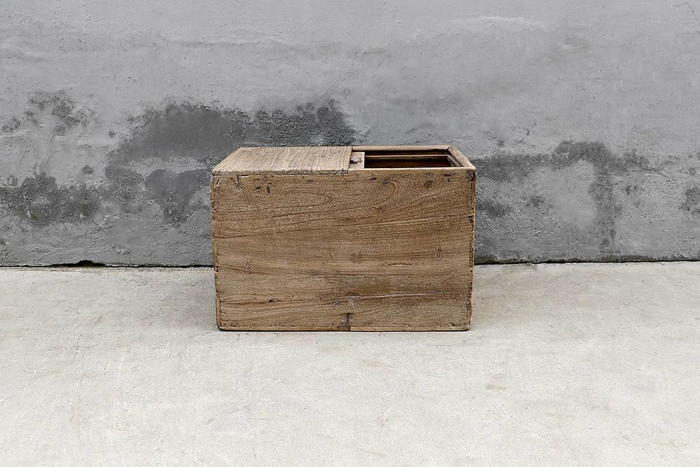 Antique Storage Trunk-Organic Restoration-Blue Hand Home