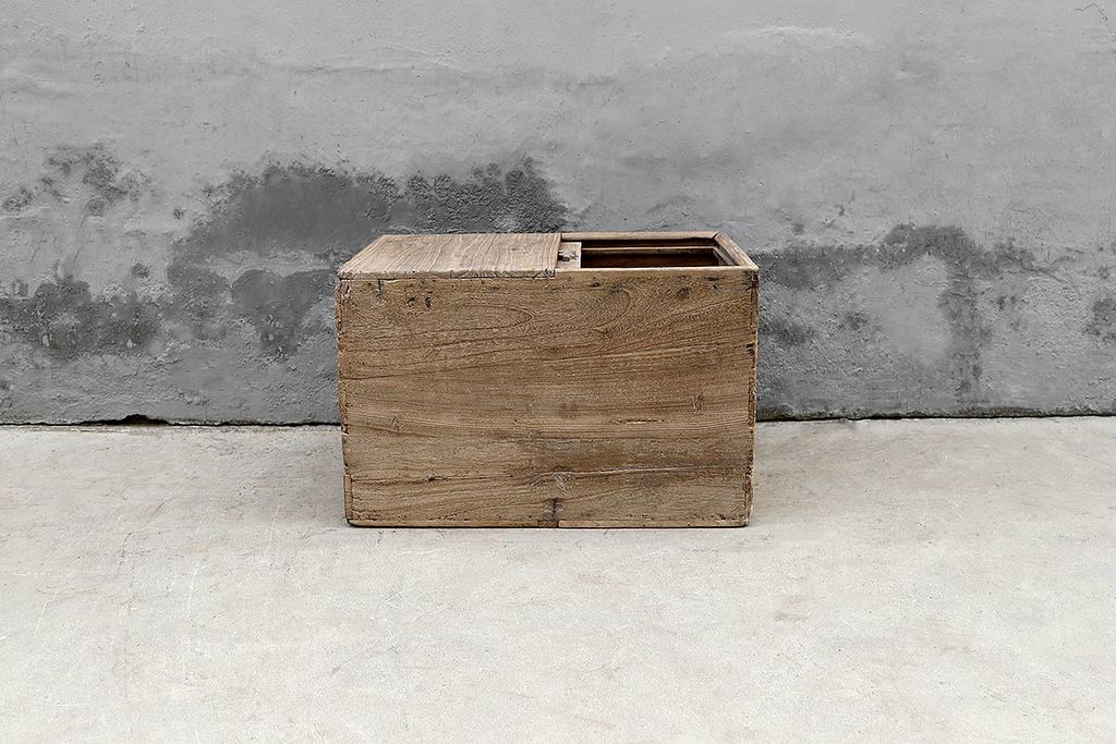 Antique Storage Trunk-Organic Restoration-Blue Hand Home