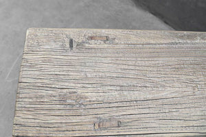 Primitive Antique Console-Organic Restoration-Blue Hand Home