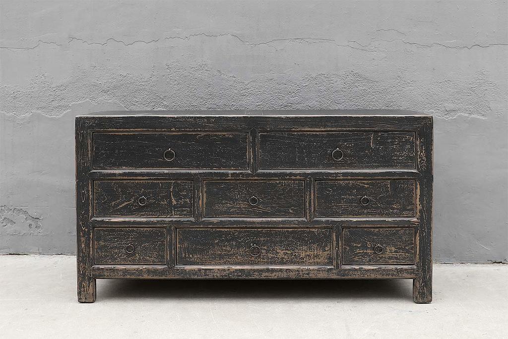 Pine Chest Of Drawers-Organic Restoration-Blue Hand Home
