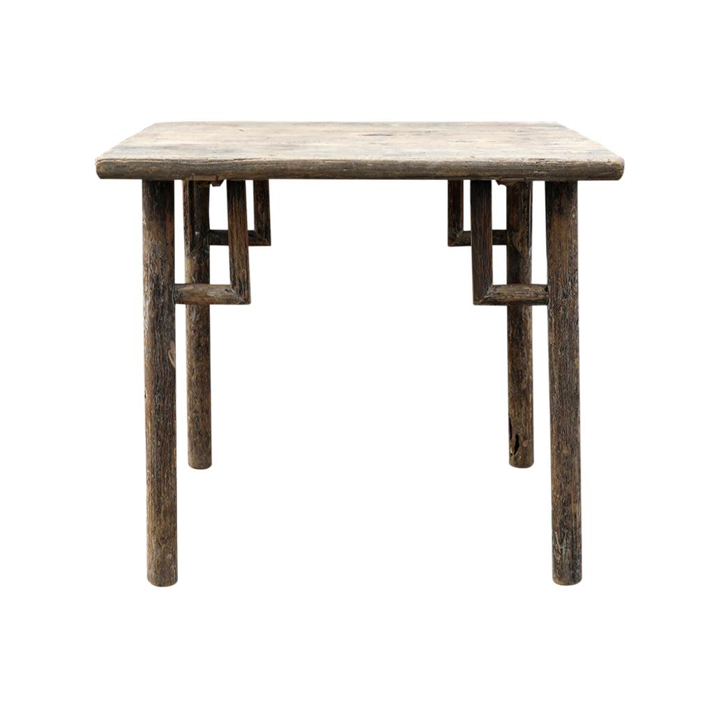 Antique Square Table-Organic Restoration-Blue Hand Home