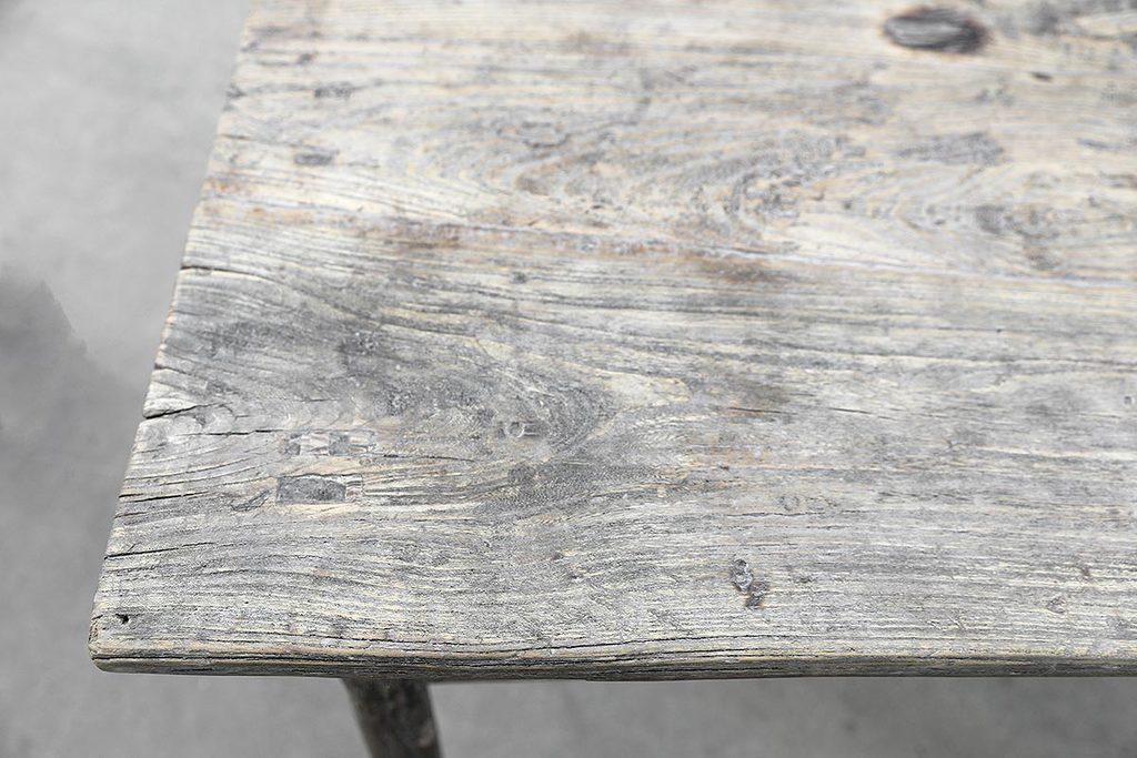 Antique Square Table-Organic Restoration-Blue Hand Home