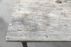 Antique Square Table-Organic Restoration-Blue Hand Home