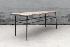 Hammered Leg Table-Organic Restoration-Blue Hand Home