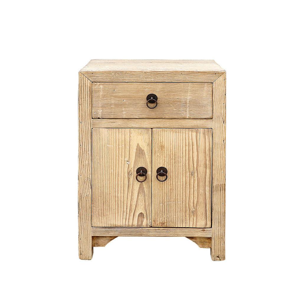 Old Pine Side Table-Organic Restoration-Blue Hand Home