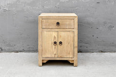 Old Pine Side Table-Organic Restoration-Blue Hand Home