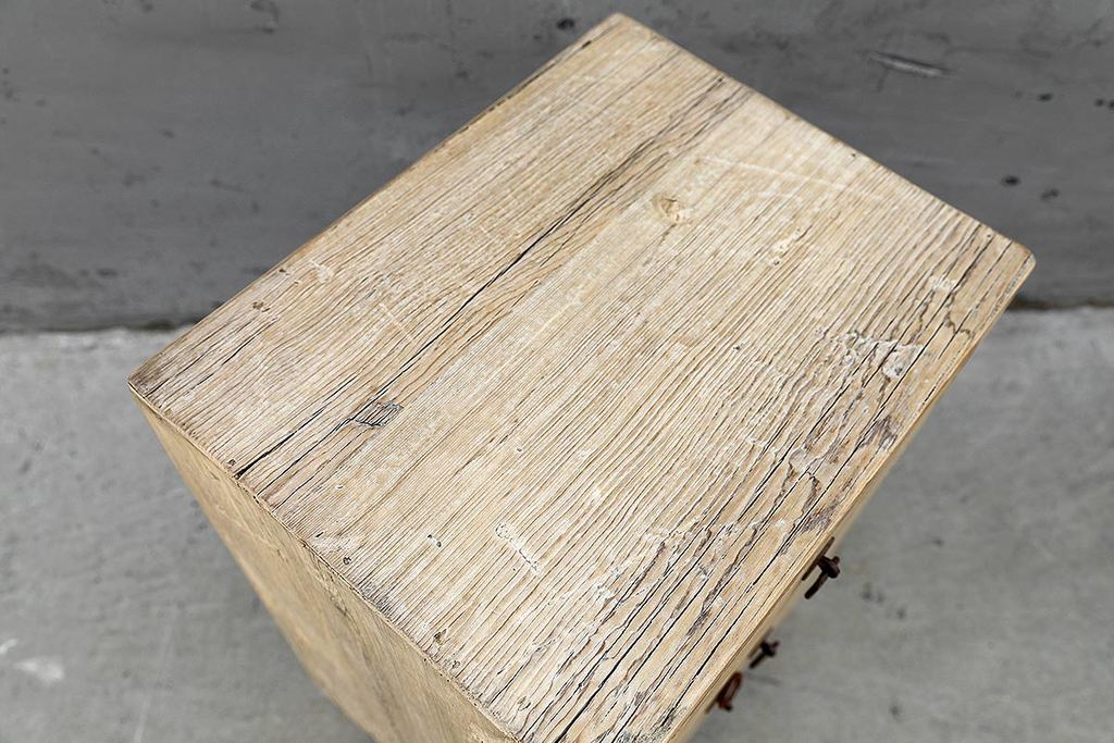 Old Pine Side Table-Organic Restoration-Blue Hand Home