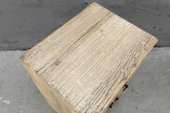 Old Pine Side Table-Organic Restoration-Blue Hand Home