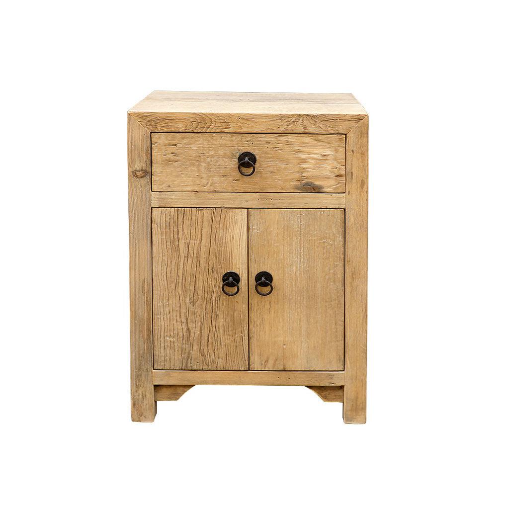 Old Pine Side Table-Organic Restoration-Blue Hand Home