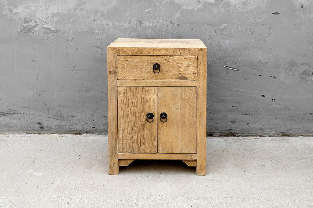 Old Pine Side Table-Organic Restoration-Blue Hand Home