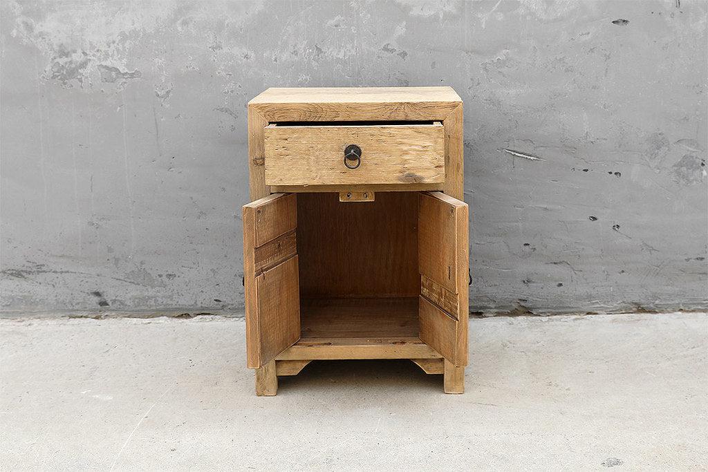 Old Pine Side Table-Organic Restoration-Blue Hand Home