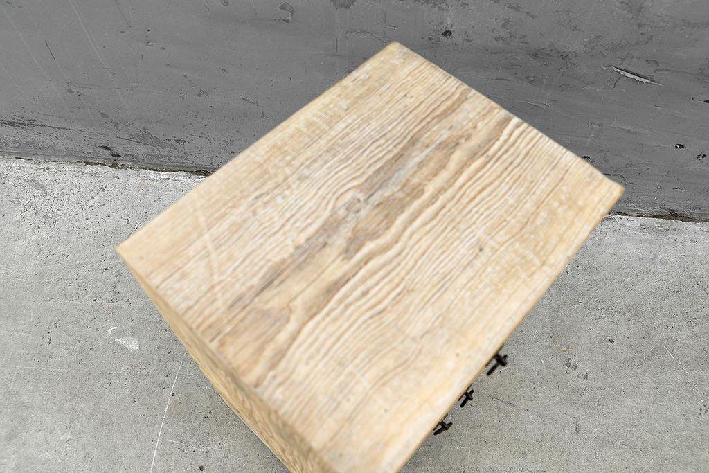 Old Pine Side Table-Organic Restoration-Blue Hand Home