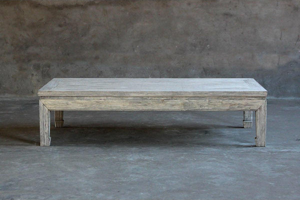 Reclaimed Elm Plank Cocktail Table-Organic Restoration-Blue Hand Home
