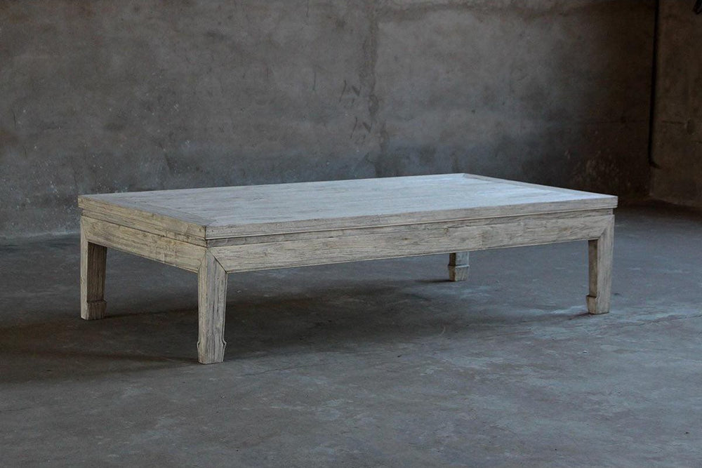 Reclaimed Elm Plank Cocktail Table-Organic Restoration-Blue Hand Home