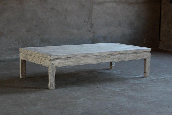 Reclaimed Elm Plank Cocktail Table-Organic Restoration-Blue Hand Home