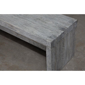 Dove Tail Elm Bench-Organic Restoration-Blue Hand Home