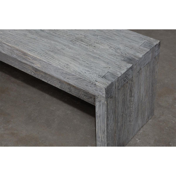 Dove Tail Elm Bench-Organic Restoration-Blue Hand Home