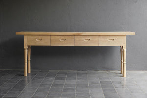 Oak French Console-Organic Restoration-Blue Hand Home