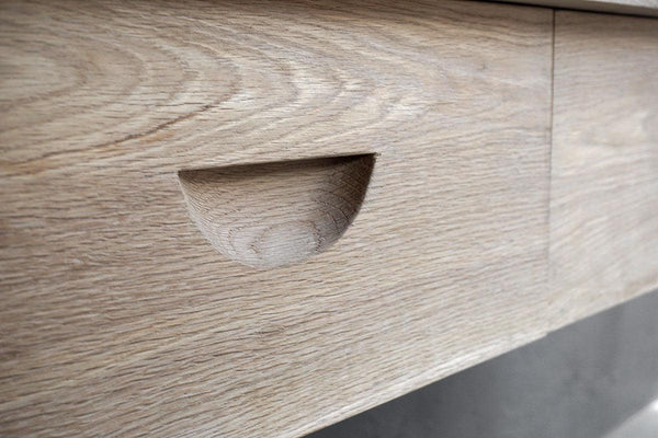 Oak French Console-Organic Restoration-Blue Hand Home