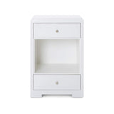Villa & House - Fedor 2-Drawer Side Table In White-Bungalow 5-Blue Hand Home