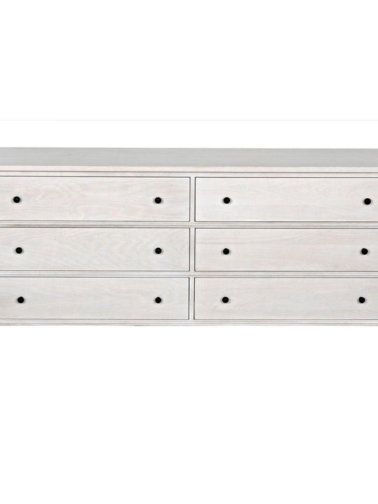 Dennis 6 Drawer dresser, Oak