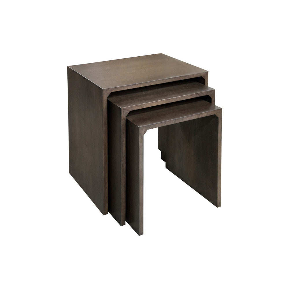 Chesterfield Nesting tables s/3, Oak-CFC Furniture-Blue Hand Home