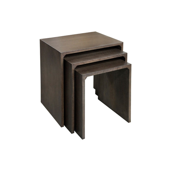 Chesterfield Nesting tables s/3, Oak-CFC Furniture-Blue Hand Home