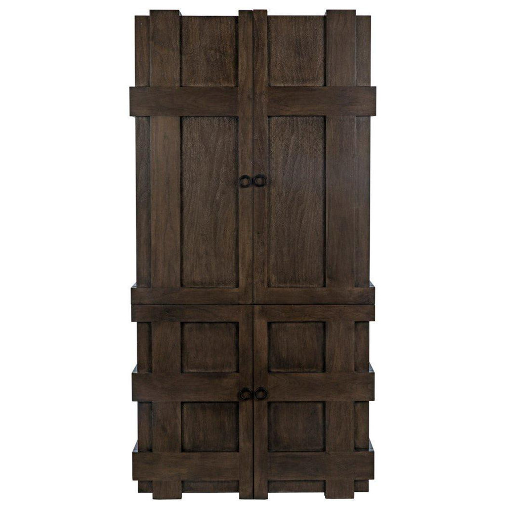 Bilbao Armoire, Walnut-CFC Furniture-Blue Hand Home
