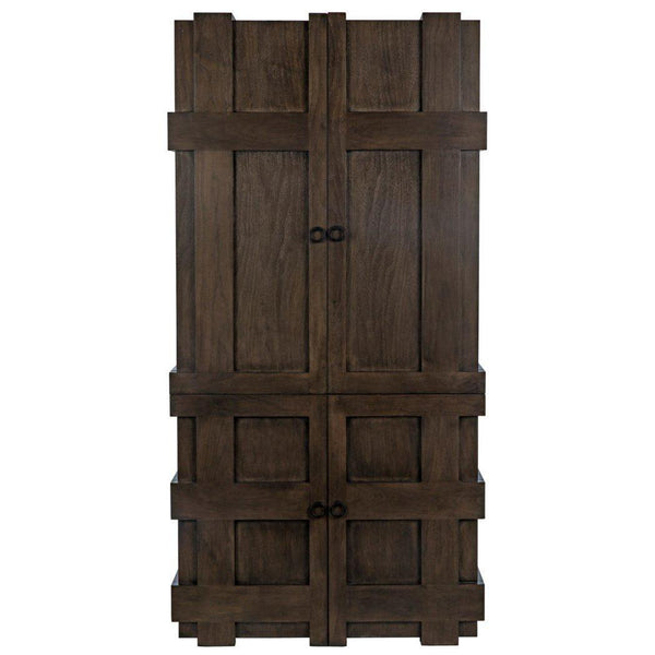 Bilbao Armoire, Walnut-CFC Furniture-Blue Hand Home