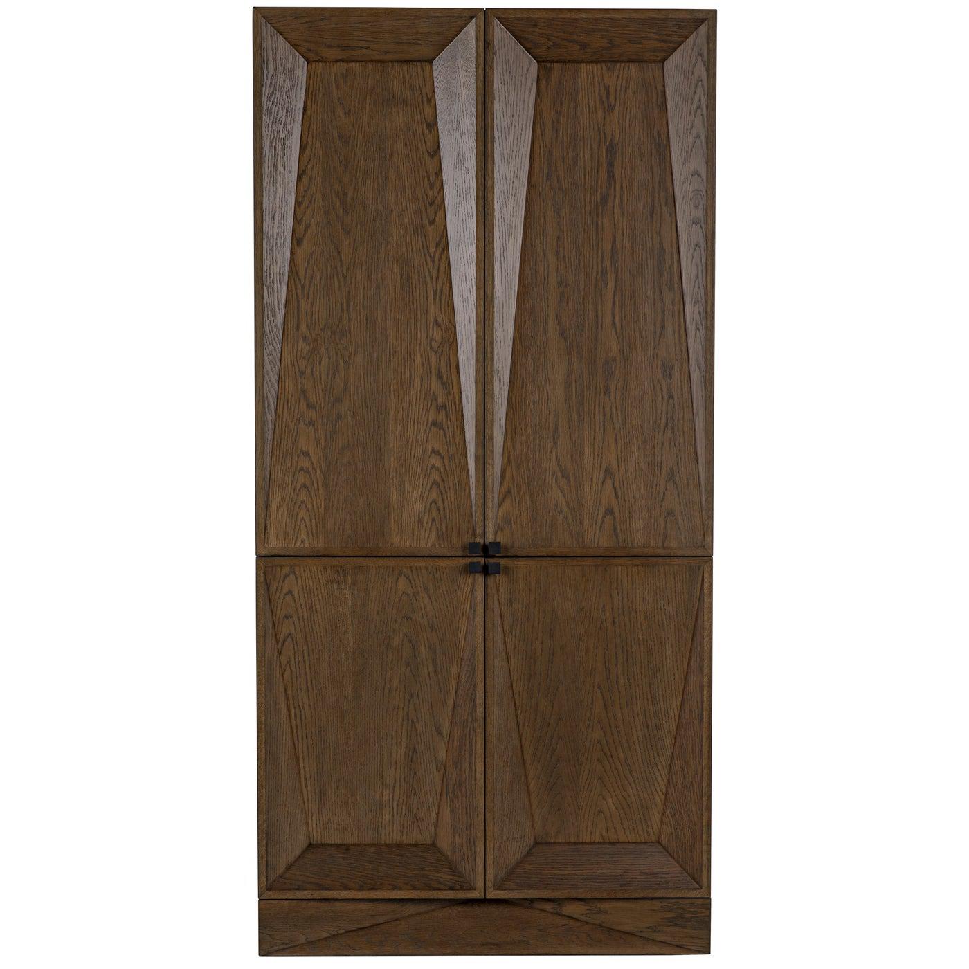 Daisy Armoire, Oak Veneer Plywood-CFC Furniture-Blue Hand Home