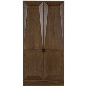 Daisy Armoire, Oak Veneer Plywood-CFC Furniture-Blue Hand Home