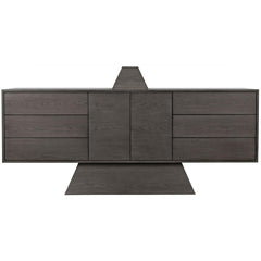 Pyramid Cabinet, Oak Solid/Oak Plywood Veneer-CFC Furniture-Blue Hand Home