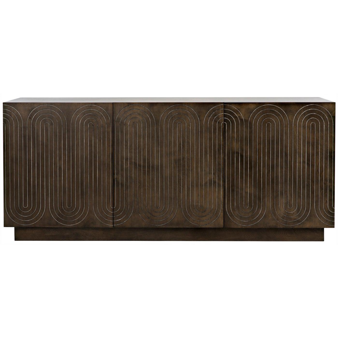 Ovals Sideboard, Baltic Birch Plywood-CFC Furniture-Blue Hand Home