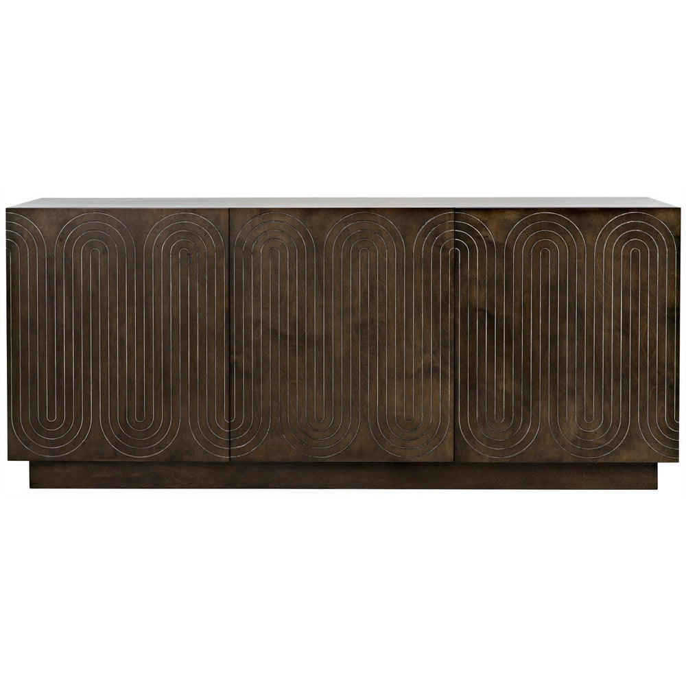 Ovals Sideboard, Baltic Birch Plywood-CFC Furniture-Blue Hand Home