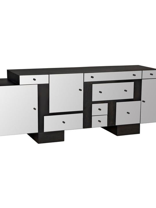 Foster Sideboard, Alder/Mirror Fronts
