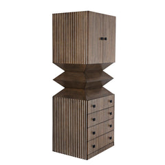 Byrde Cabinet, Oak Veneer-CFC Furniture-Blue Hand Home