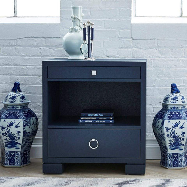 Villa & House - Frances 2-Drawer Side Table In Navy Blue-Bungalow 5-Blue Hand Home